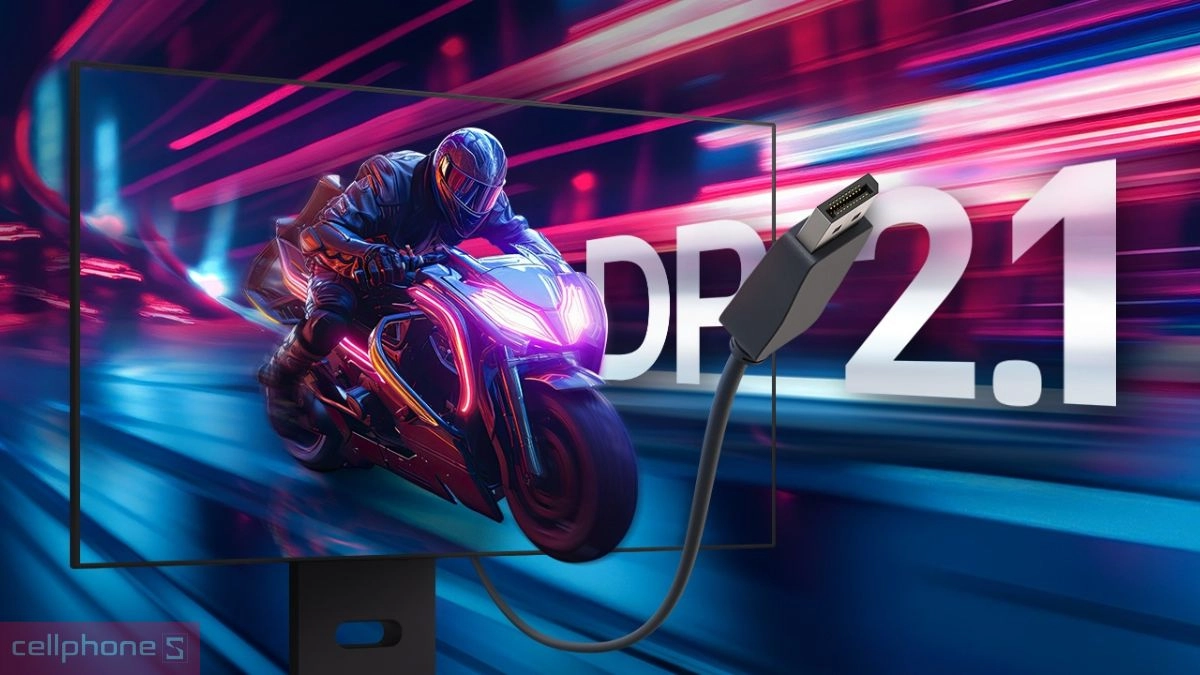 Cổng kết nối màn hình LG UltraGear OLED 32GX870A-B 32 inch