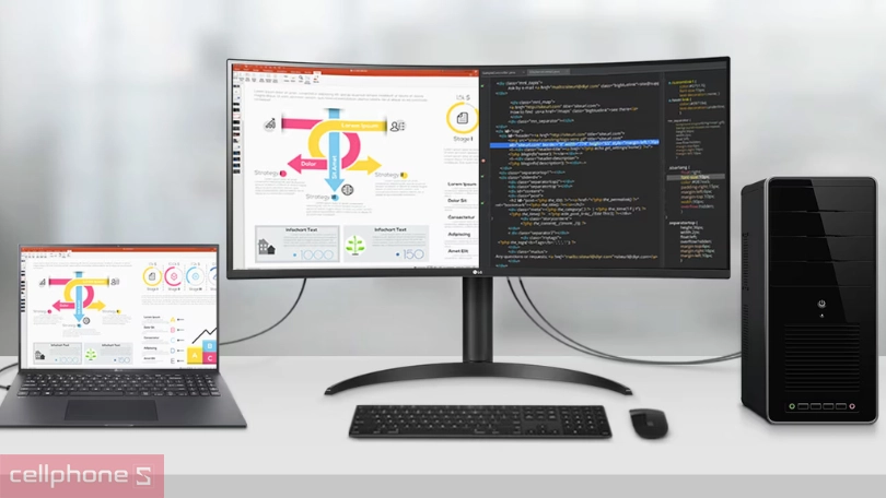 Công nghệ màn hình LG UltraWide 34WR55QK-B 34 inch