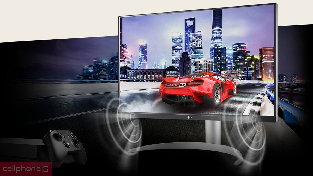 Tốc độ làm mới lên đến 120Hz và không gây xé hay giật hình