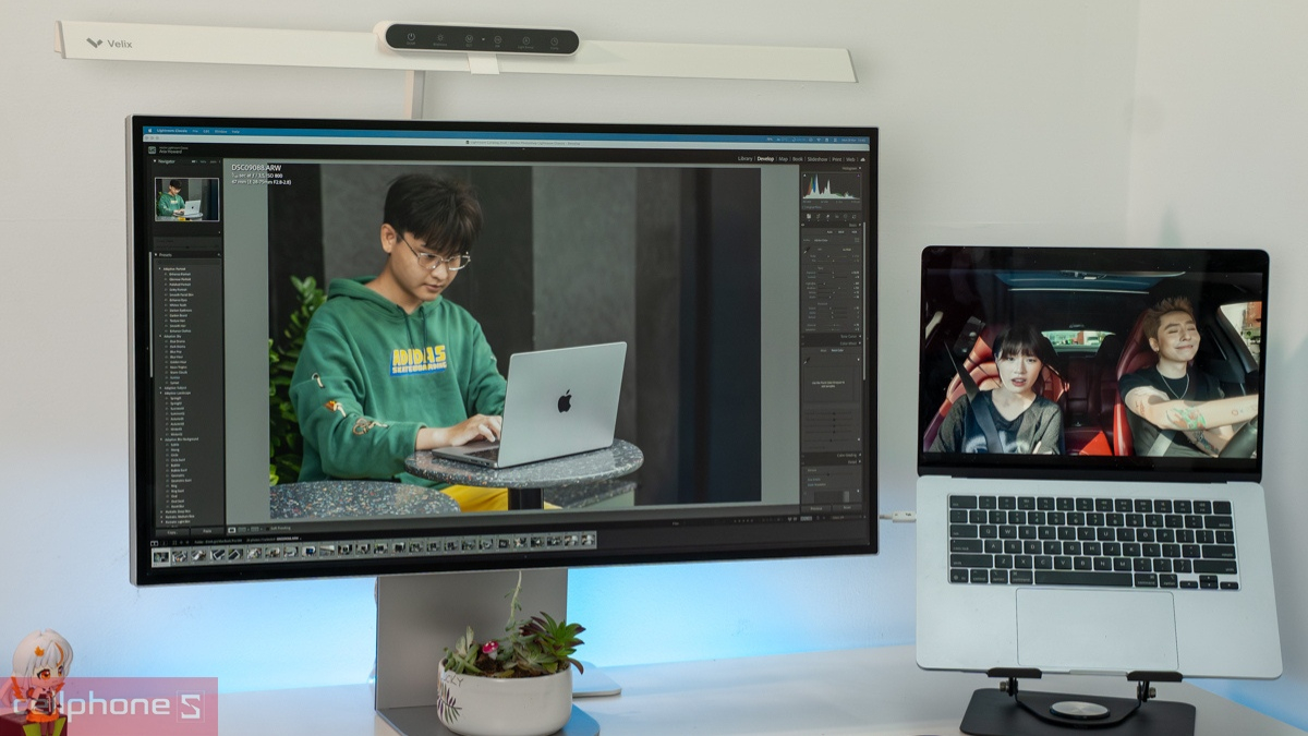 Đa dạng cổng kết nối màn hình LG UltraFine 6K 32U990A-S 32 inch