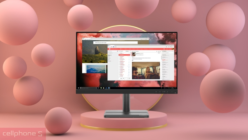 màn hình Lenovo L22e-30 66CBKAC1VN 22 inch sở hữu thiết kế sang trọng và tinh tế