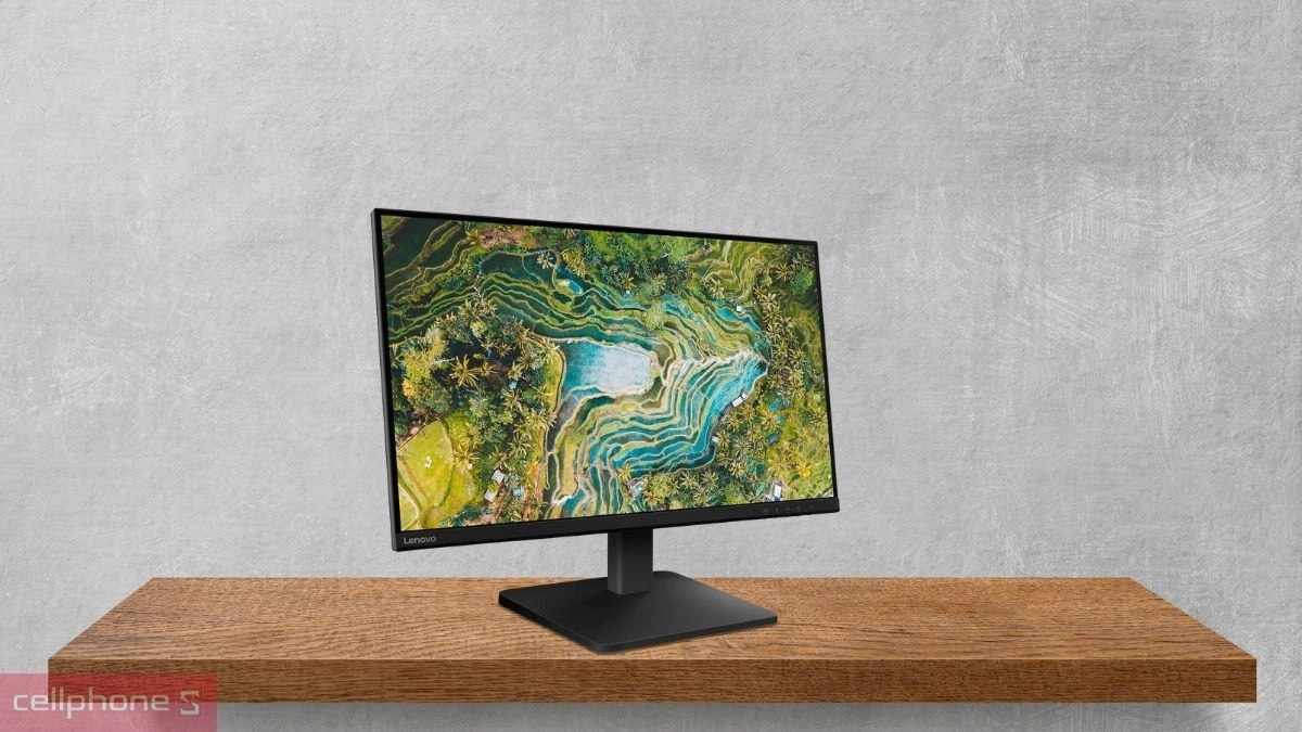 Hệ thống cổng kết nối của màn hình Lenovo L27QE 27 inch