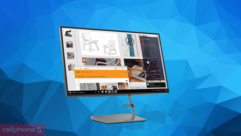 Thiết kế màn hình Lenovo Q27h-20 66EDUAC1VN 27 inch