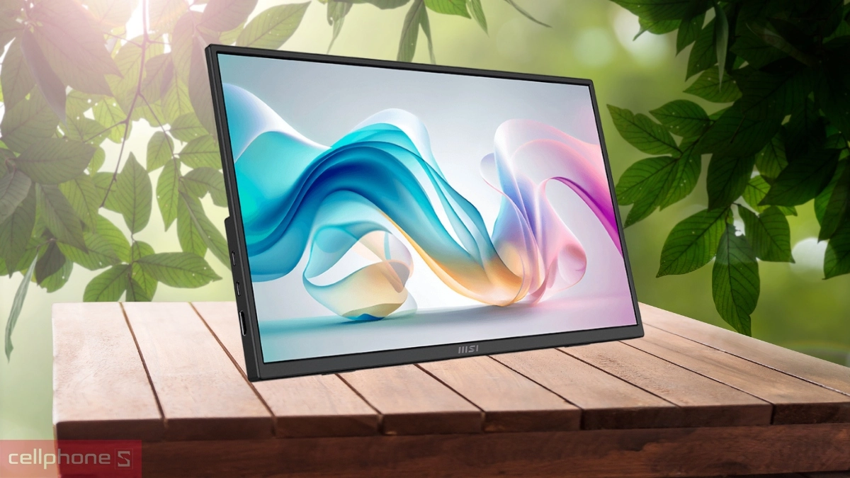 Kết nối màn hình di động MSI Pro MP165 E6 16 inch