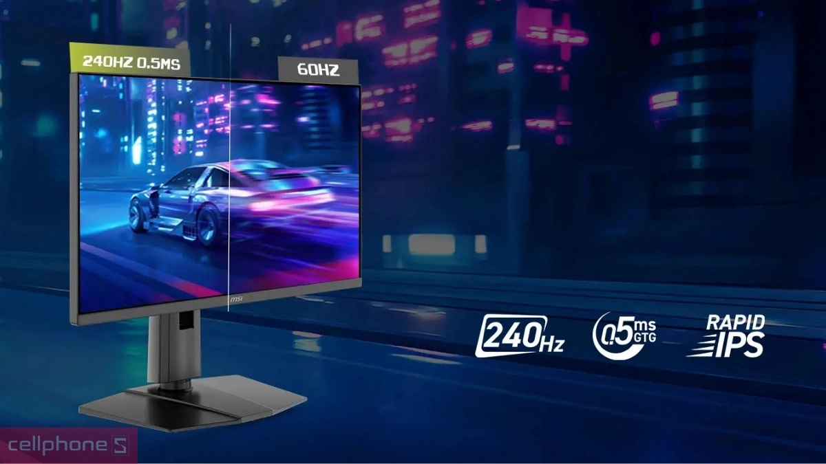 Tần số quét màn hình Gaming MSI MAG 245PF X24 24 inch