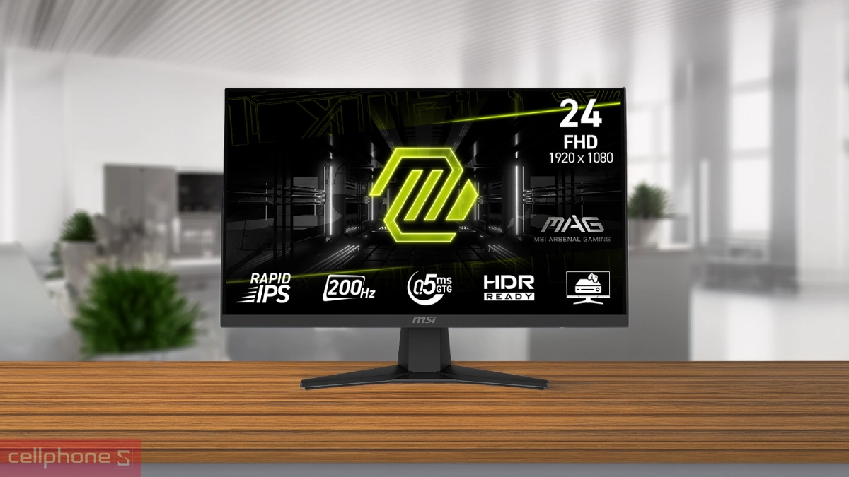 Chất lượng hiển thị MSI MAG 244F