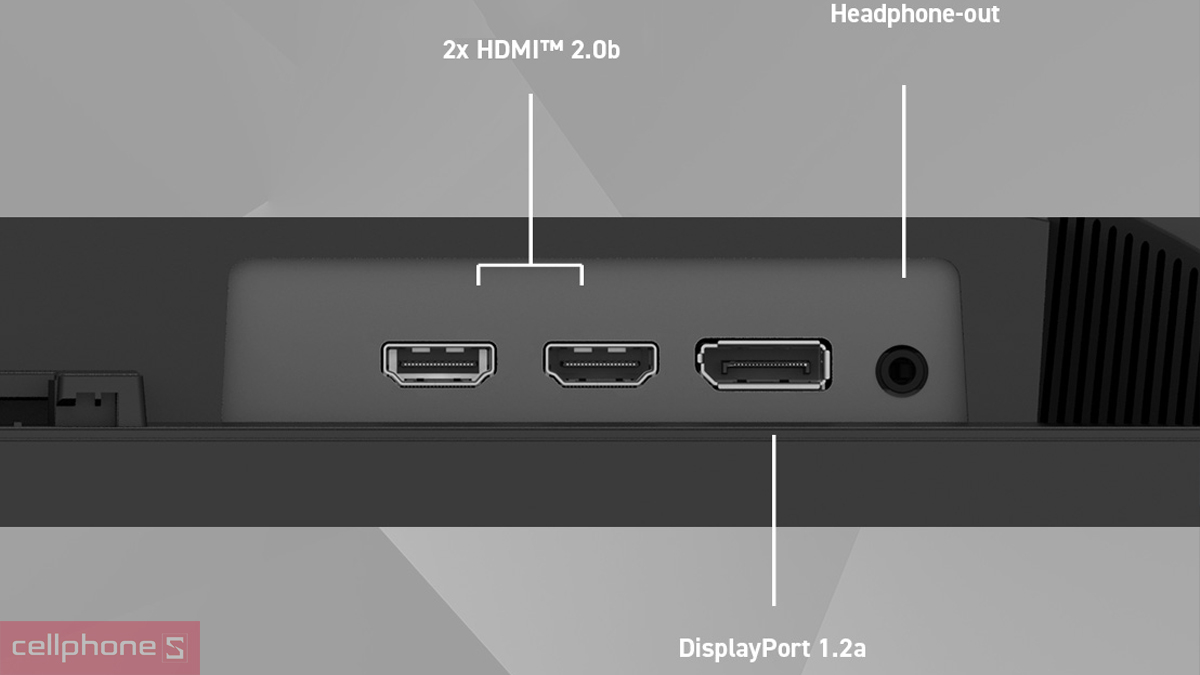 Kết nối màn hình Gaming MSI MAG 255F X24 25 inch