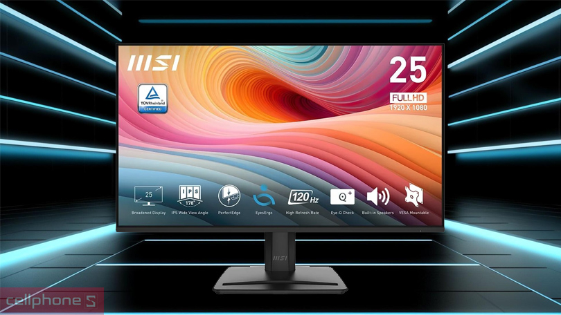 Độ phân giải, tần số quét của màn hình MSI MP251W E2 25 inch 120Hz
