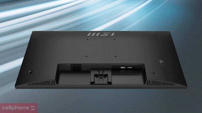 Các cổng kết nối trên màn hình MSI MP251W E2 25 inch 120Hz