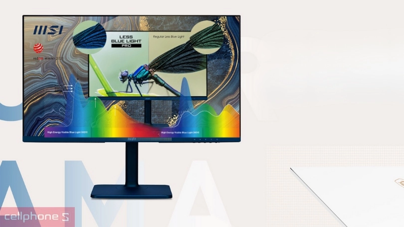 Màn hình MSI Modern MD272QP Ultramarine 27 inch - Hiển thị sinh động, kết nối linh hoạt