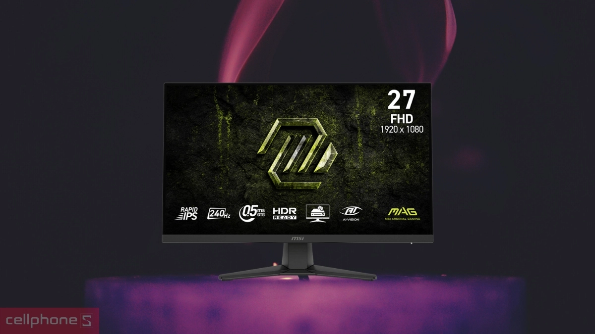 Thiết kế màn hình MSI MAG 272F X24 27 inch