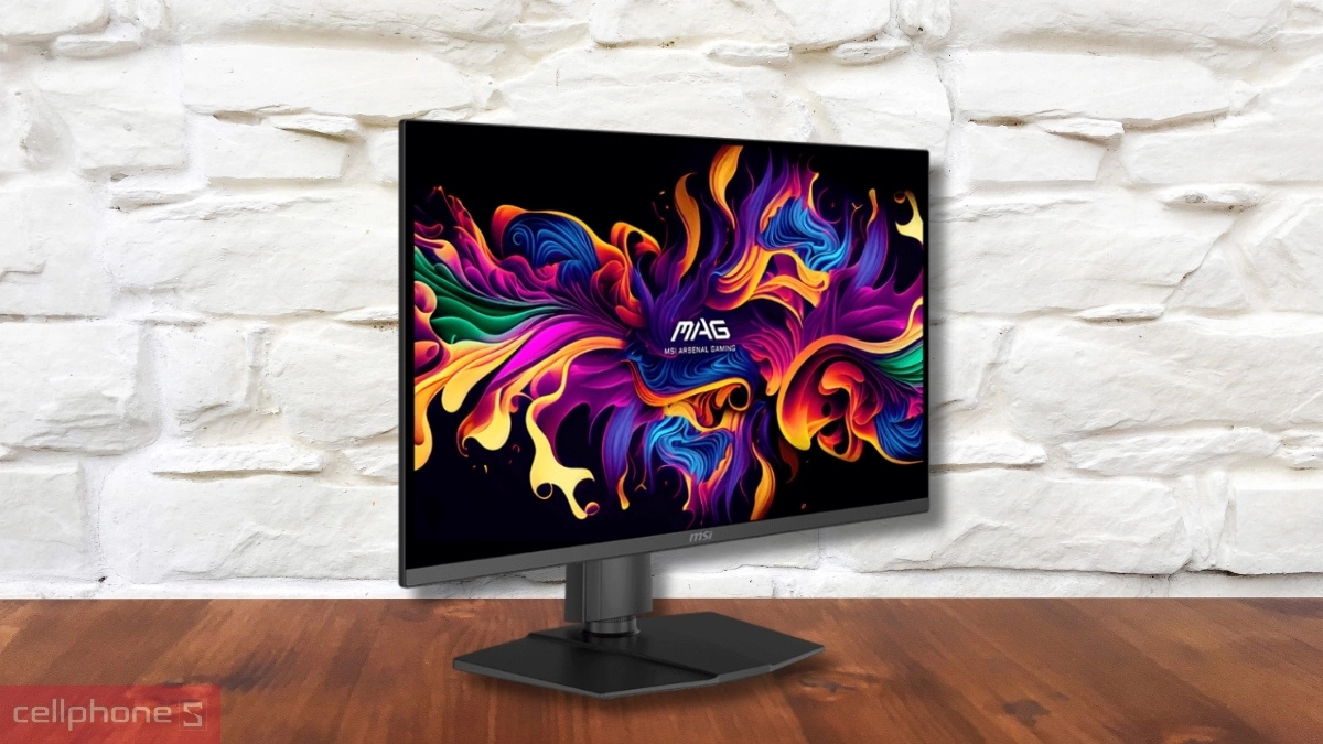 Màn hình Gaming MSI MAG 273QP QD-OLED X24 27 inch có thiết kế tối giản
