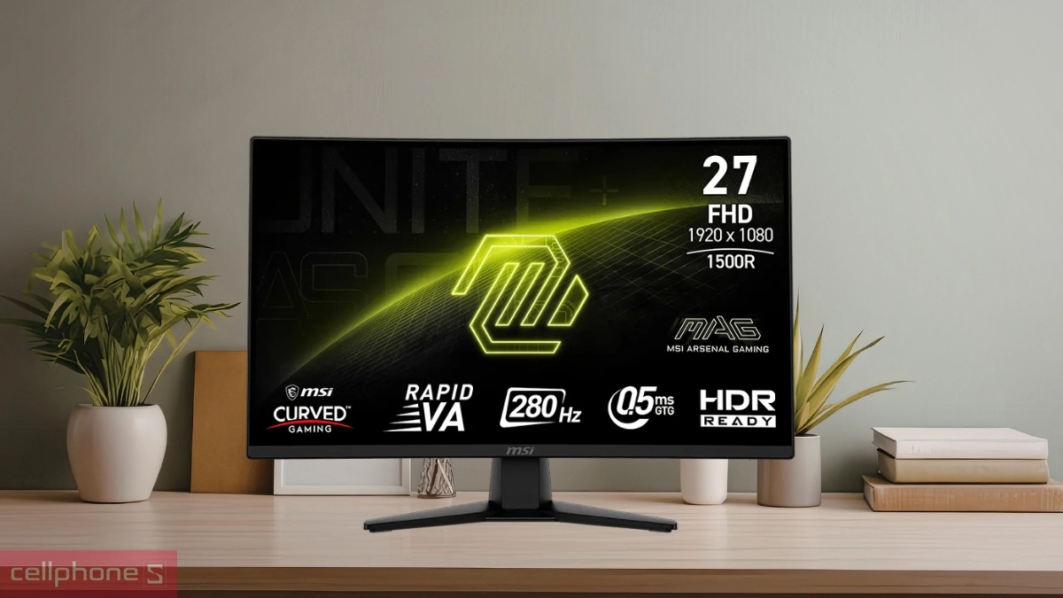 Màn hình MSI MAG 255XF hiển thị chuyển động mượt mà
