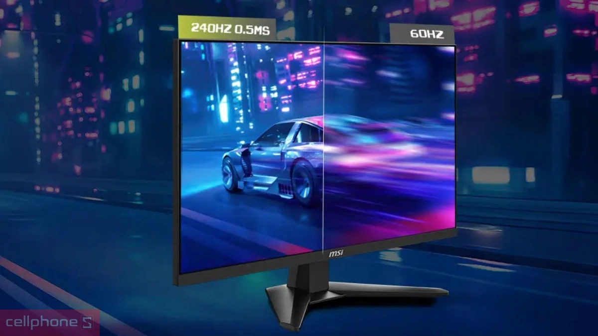 Chất lượng hiển thị màn hình gaming MSI Mag 274QF X24 27 inch