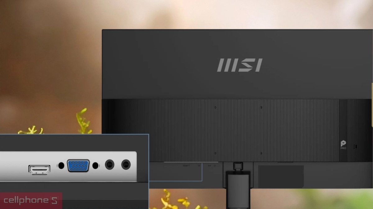 Cổng kết nối màn hình MSI Pro MP275 E14L 27 inch