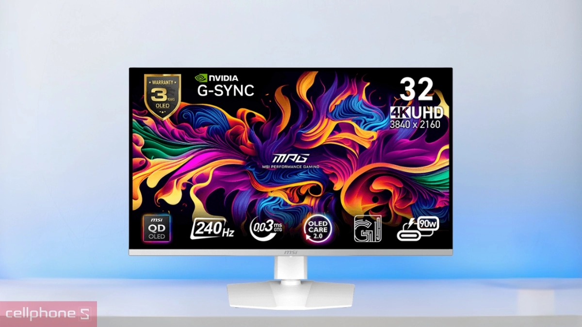 Độ phân giải MSI MPG 321URXW QD-OLED 32 inch