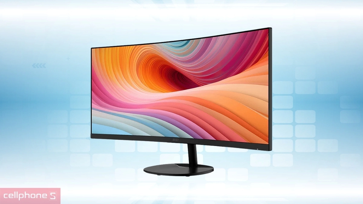 Công nghệ giảm mỏi mắt trên màn hình cong MSI Pro MP341CQ E12 34 inch