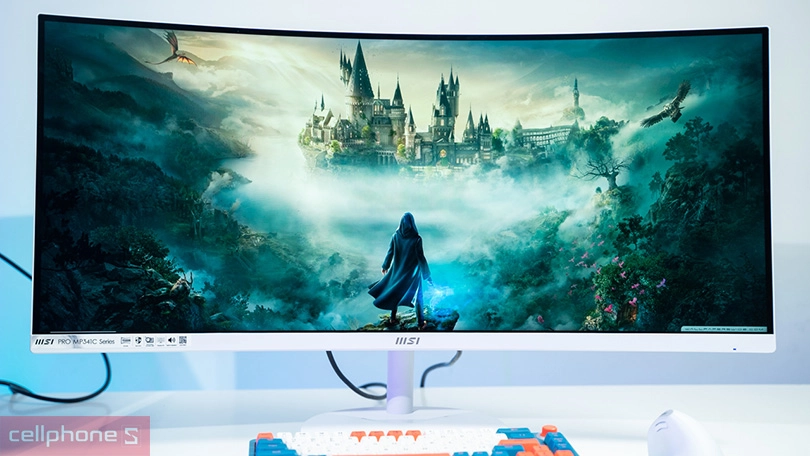 Màn hình cong MSI Pro MP341CQW 34 inch – Chìm đắm hình ảnh chân thực