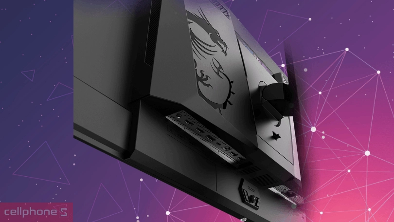 Cổng kết nối của màn hình Gaming MSI MPG 321URX QD-OLED 32 inch