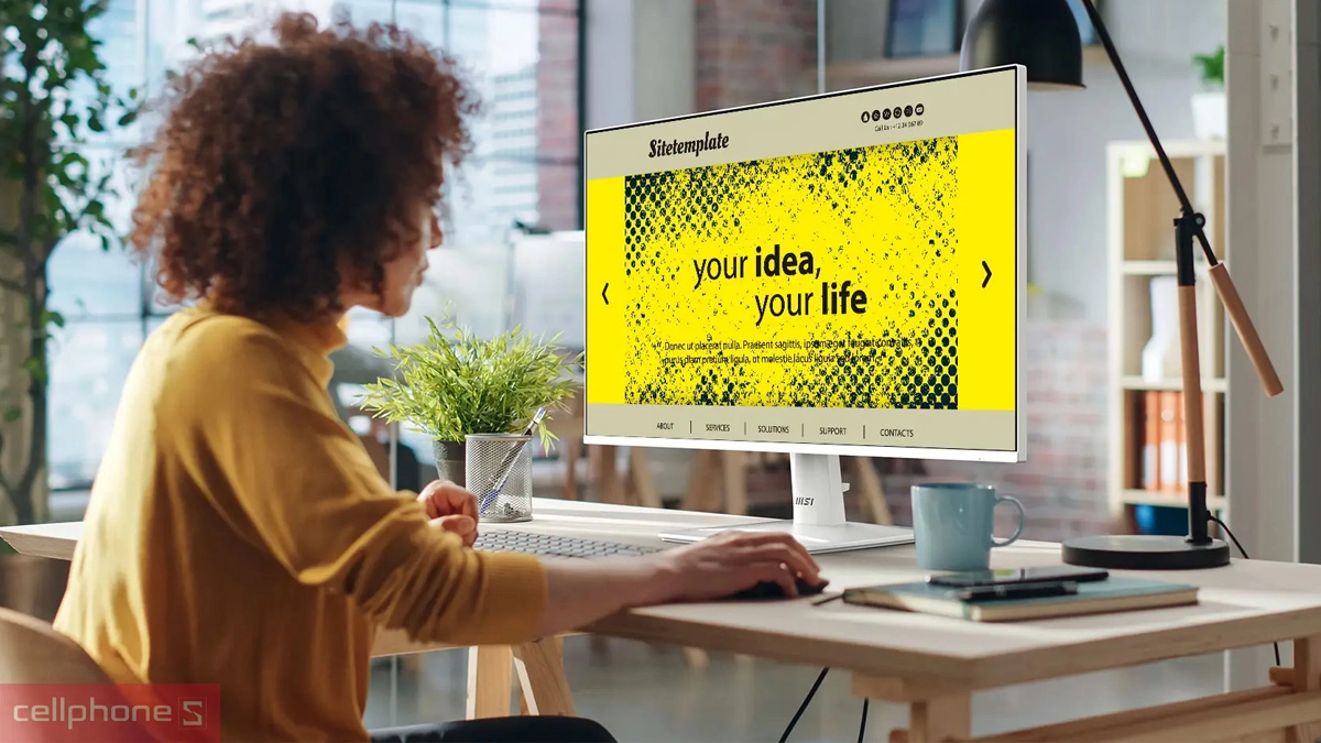 Viền siêu mỏng bốn cạnh, thiết kế tinh tế