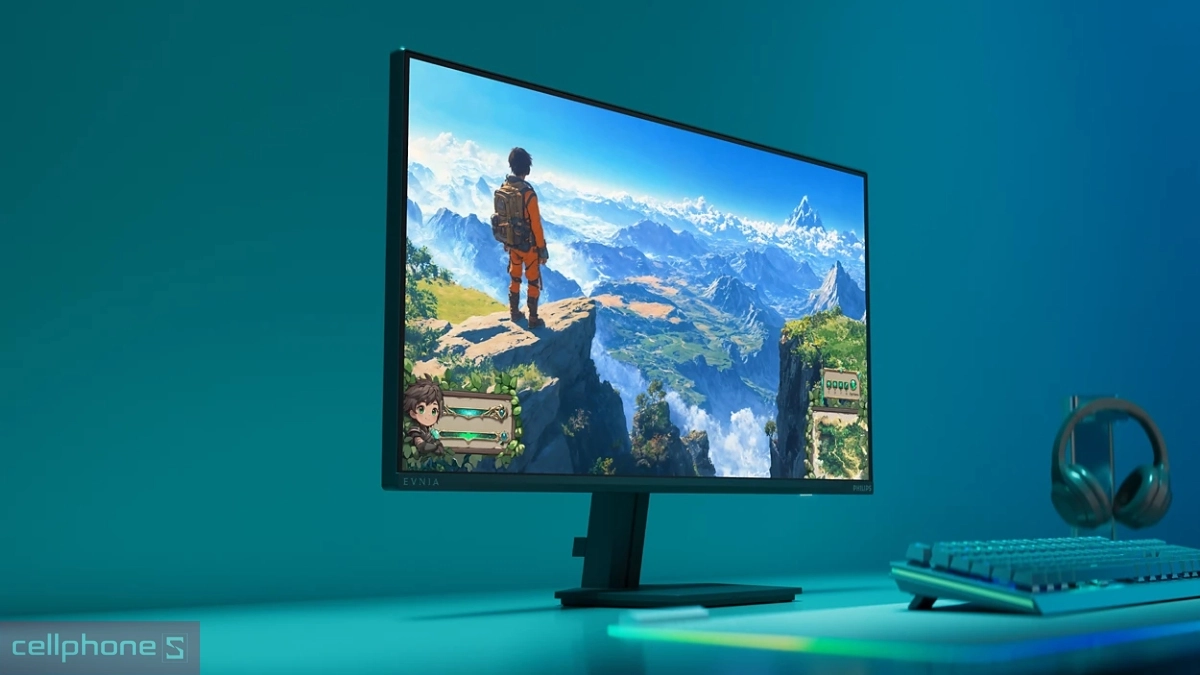 Thiết kế, kiểu dáng bên ngoài của màn hình Gaming Philips 27M2N3500PF 27 inch