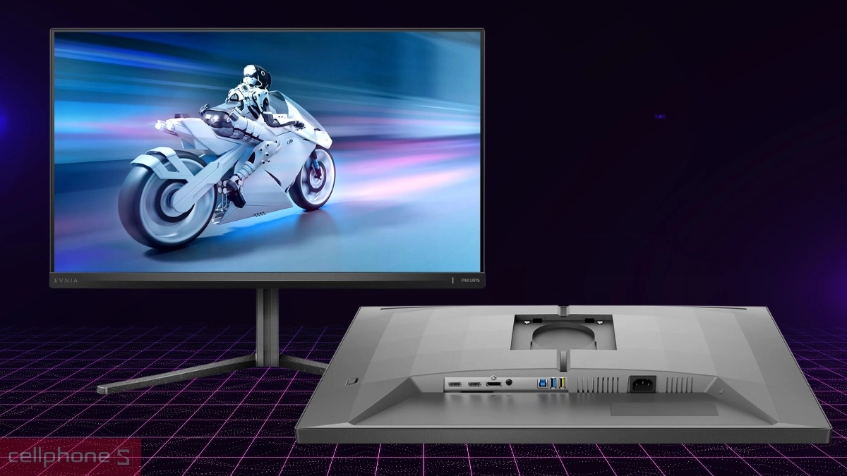 Hệ thống cổng kết nối của màn hình Gaming Philips 27M2N5800P 27 inch