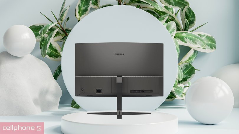 Cổng kết nối trên màn hình Philips Momentum 325M2CRZ 32 inch