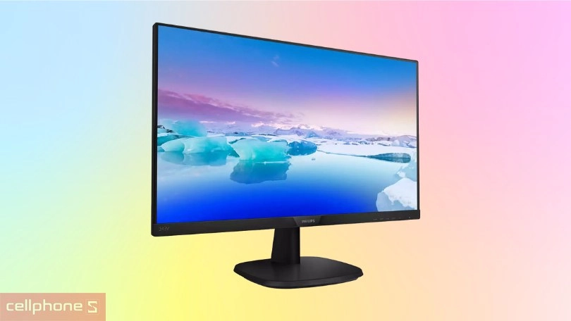 Màn hình Philips 243V7 24 inch được trang bị công nghệ IPS LED, hình ảnh rực rỡ