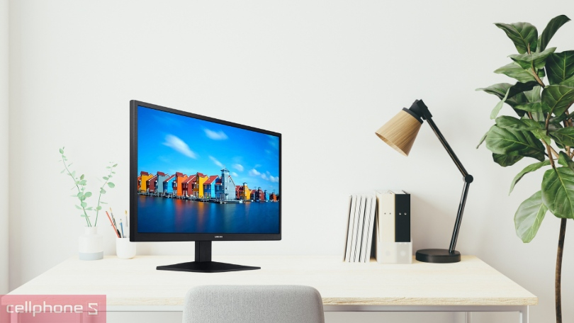 Cổng kết nối trên màn hình Samsung LS22A336NHEXXV 22 inch