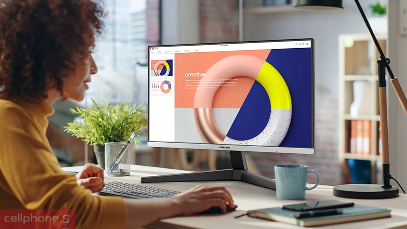 Thiết kế màn hình Samsung LS24C330GAEXXV 24 inch