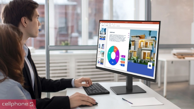 Công nghệ hiển thị của màn hình Samsung LS24F320GAEXXV 24 inch