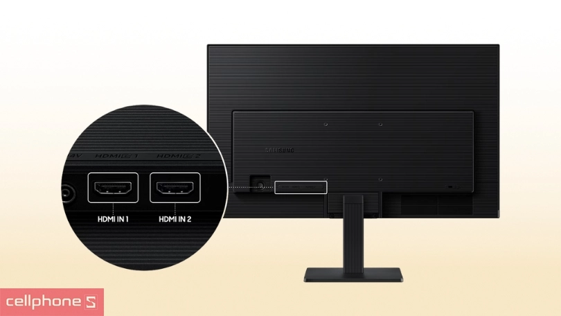 Cổng giao tiếp trên màn hình Samsung LS24F320GAEXXV 24 inch