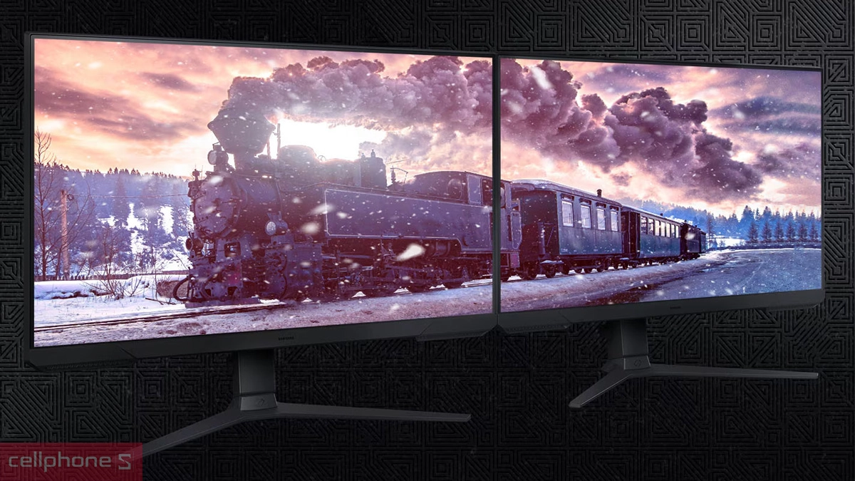 Công nghệ hiển thị hiện đại của màn hình Samsung Odyssey G3 G30D 24 inch