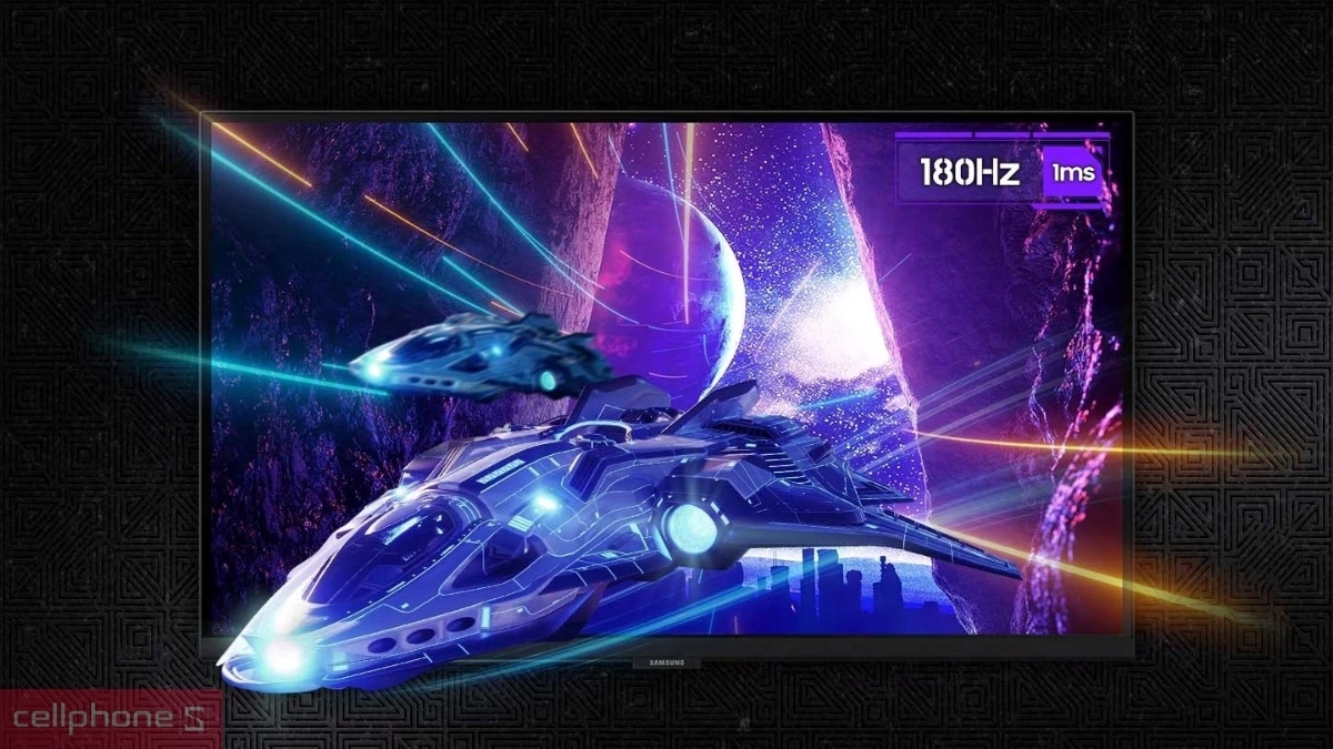 Thiết kế màn hình gaming Samsung Odyssey LS27DG502EEXXV