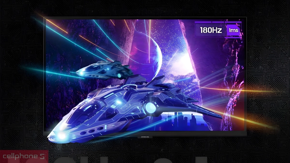 Thiết kế màn hình Gaming Samsung Odyssey LS27DG502EEXXV
