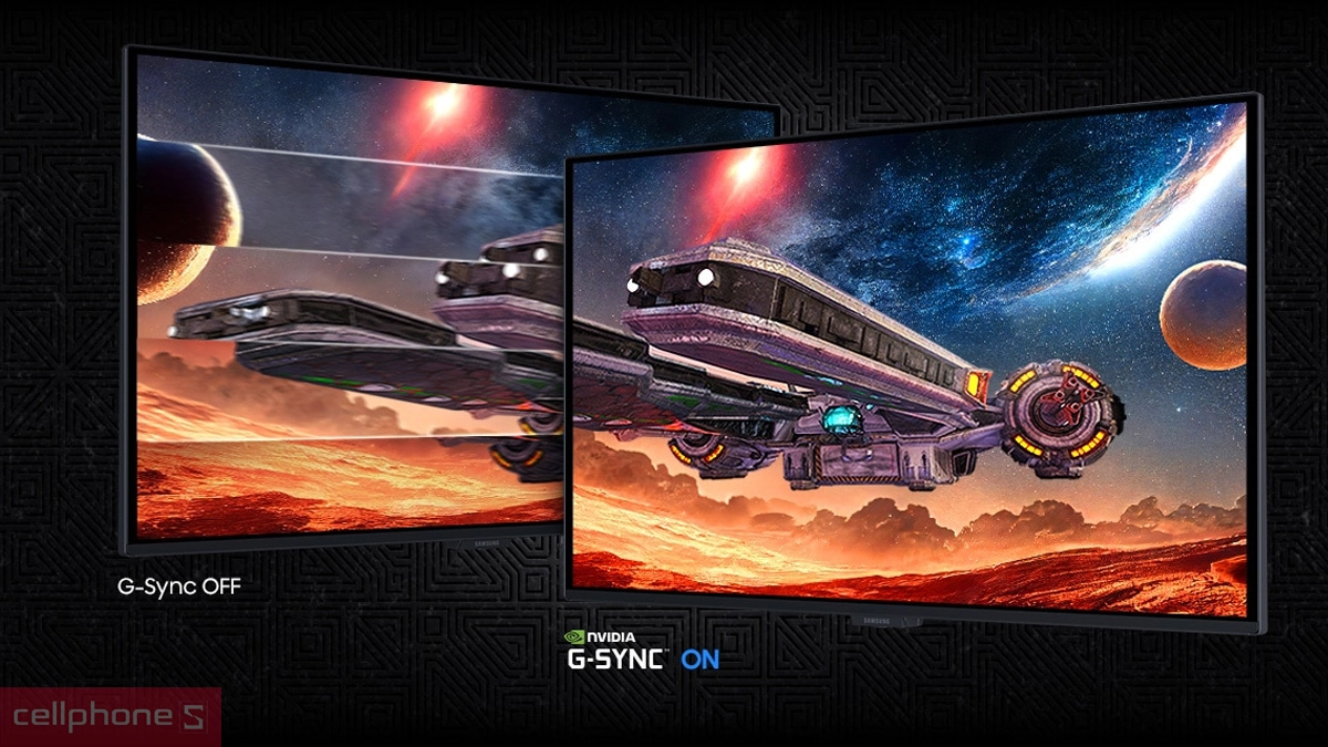 Thiết kế màn hình Samsung Odyssey OLED G5 LS27FG502SEXXD 27 inch