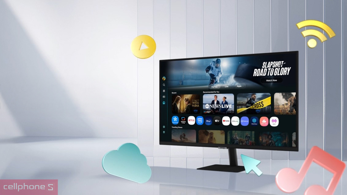 Thiết kế 32 inch hiện đại cùng màu sắc sống động