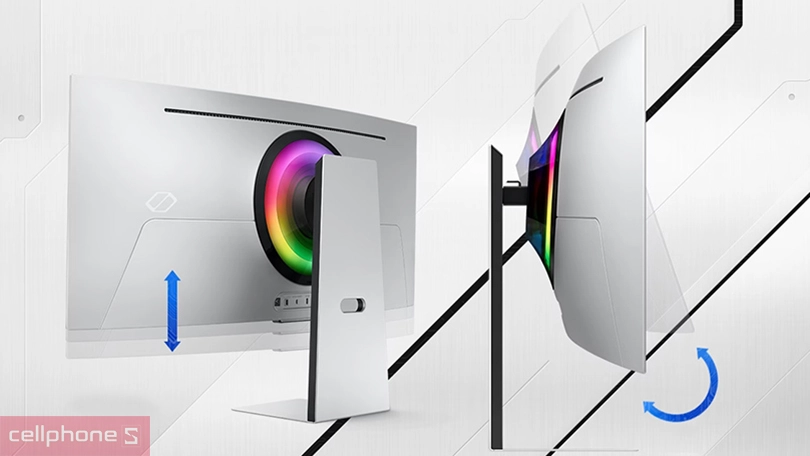 Thiết kế màn hình Samsung Odyssey OLED G8 LS34BG850SEXXV 34 inch