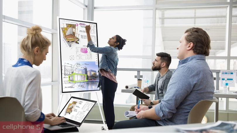 Công nghệ, chất lượng hiển thị của màn hình tương tác Samsung Flip LH55WMRWBGCXXV 55 inch