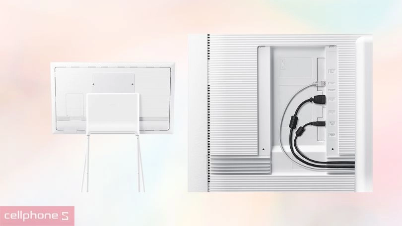 Cổng kết nối của màn hình tương tác Samsung Flip LH55WMRWBGCXXV 55 inch