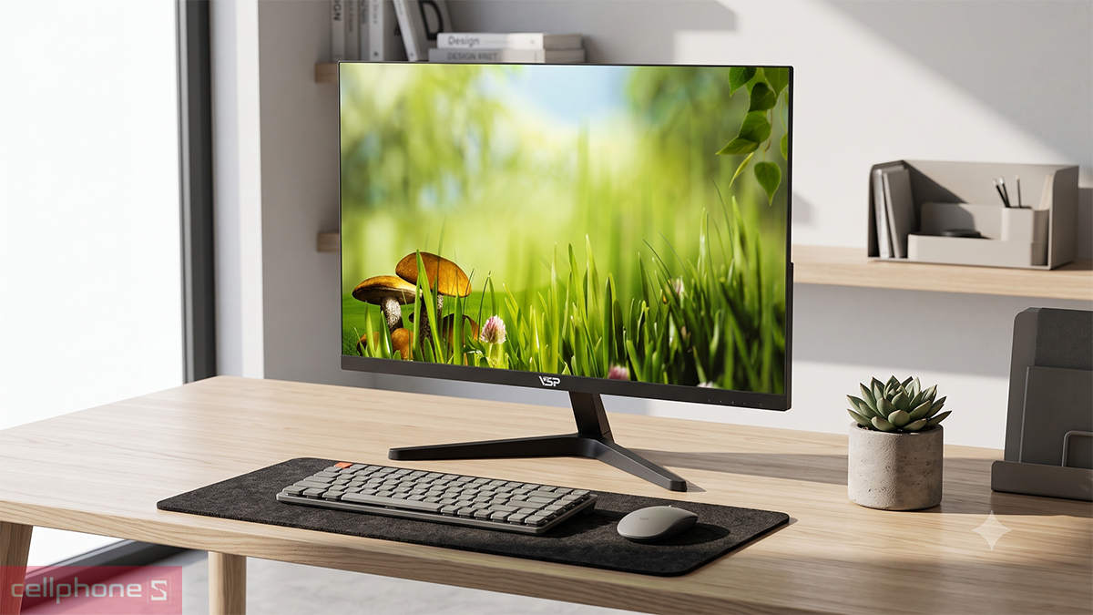 Màn hình VSP V2510F1 25 inch là lựa chọn cho người dùng cần gọn gàng