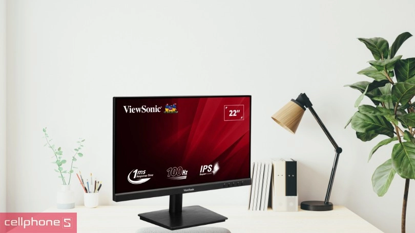 màn hình ViewSonic VA2209-H-2 22 inch hỗ trợ VESA cùng các cổng linh hoạt