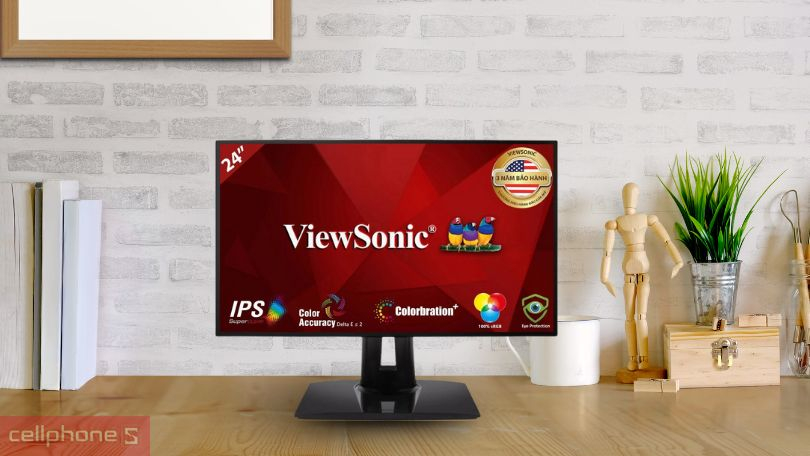 Độ phân giải, tần số quét của màn hình Viewsonic VP2458 24 inch