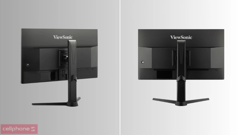 màn hình ViewSonic VX2528 24.5 inch trang bị đa dạng cổng kết nối