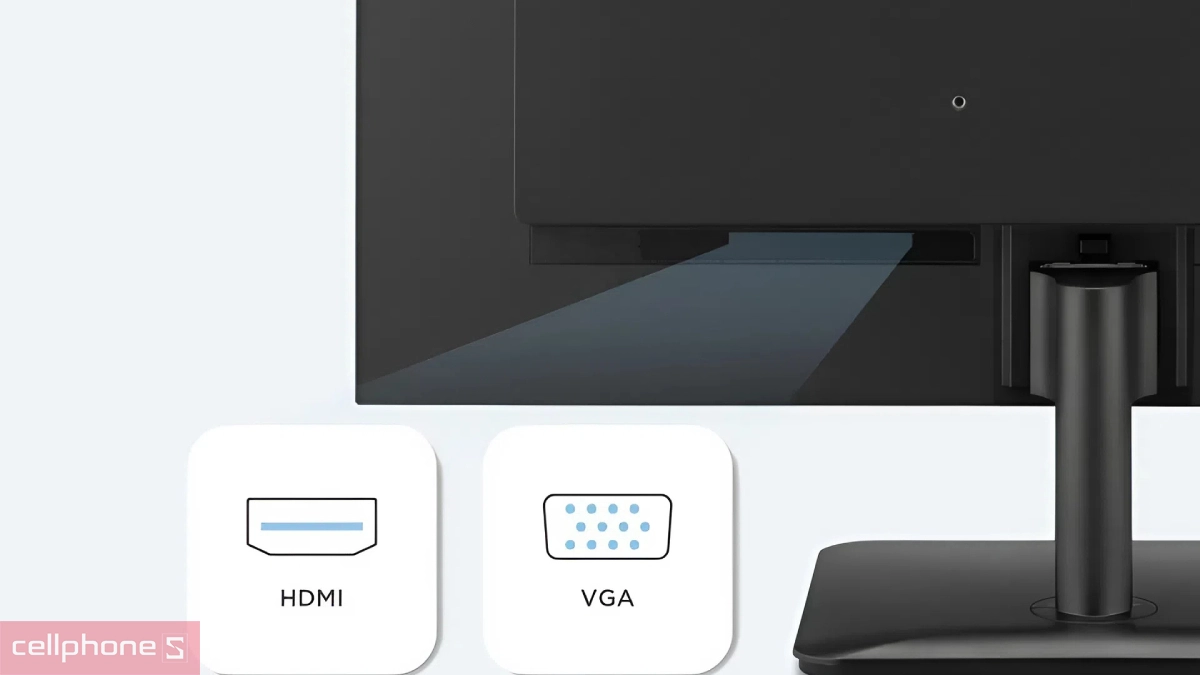 Màn hình ViewSonic VA2532-H 25 inch hỗ trợ hai cổng kết nối gồm HDMI 1.4 và VGA