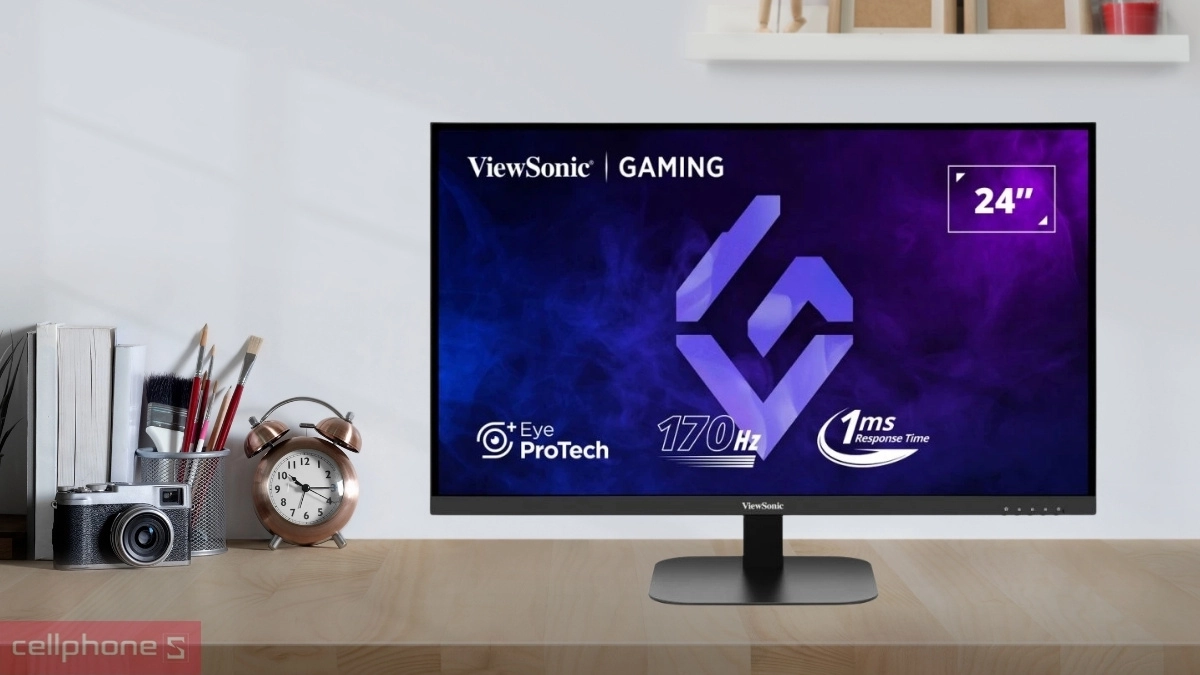 Màn hình Gaming ViewSonic VX2457A-HD-PRO 24 inch có độ phân giải Full HD 1920 x 1080