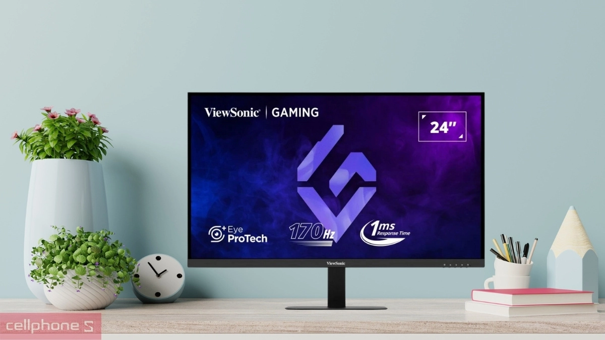 Màn hình ViewSonic VX2457A-HD-PRO 24 inch dùng tấm nền SuperClear IPS