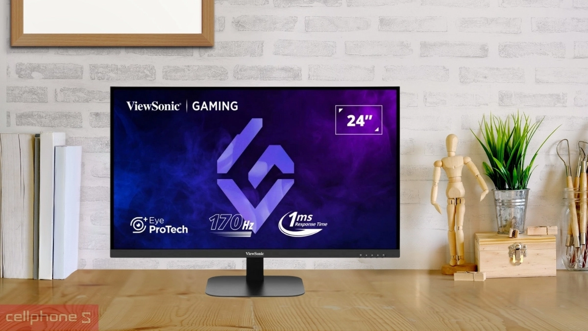 màn hình ViewSonic VX2457A-HD-PRO 24 inch sở hữu công nghệ HDR10
