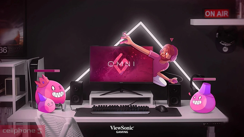 Thiết kế màn hình Viewsonic VX2728-2K 27 inch