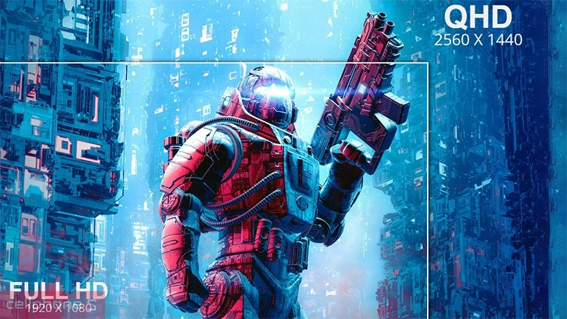 Thiết kế màn hình Viewsonic VX2728-2K 27 inch